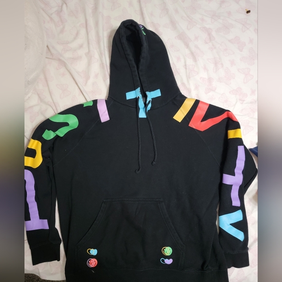 Other - DOLAN TWINS SPREAD POSITIVITY HOODIE - BLACK